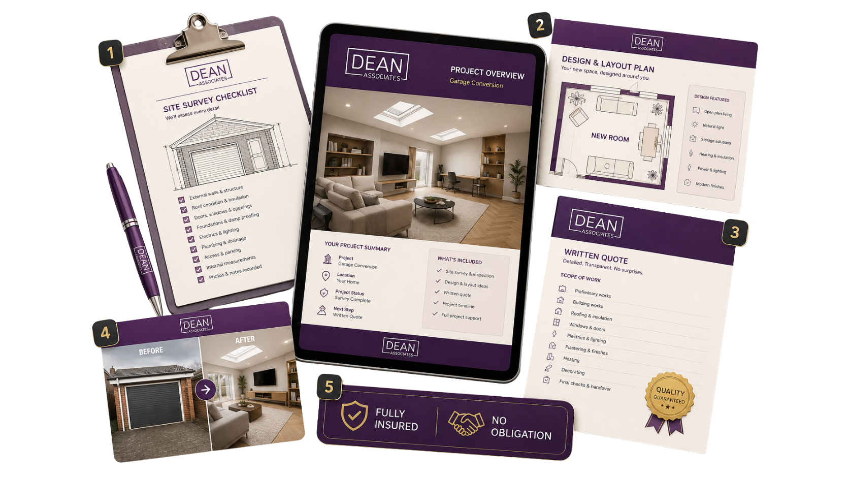 Free garage conversion pack: site survey, room design and written quote